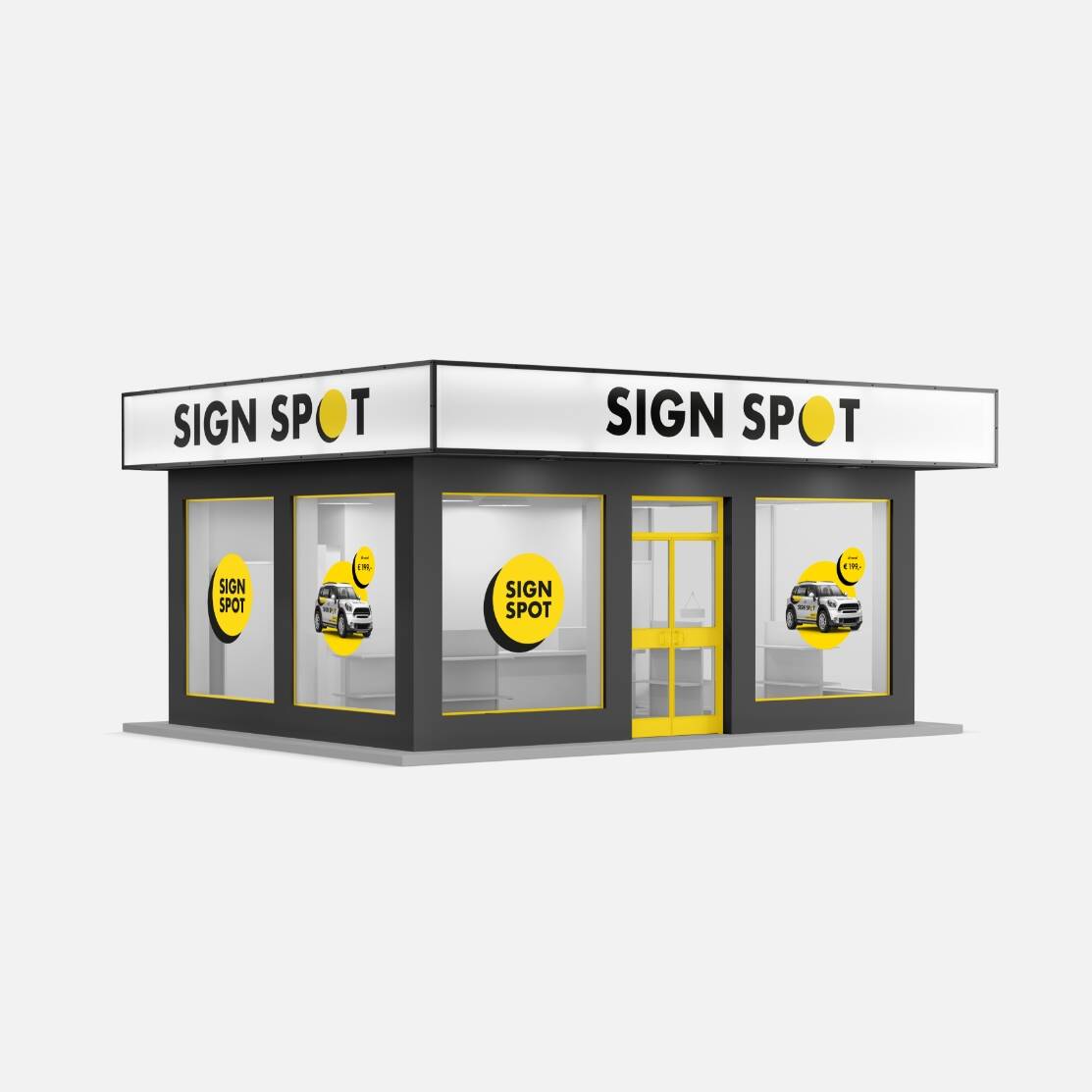 Sign Spot exterieur wrapping