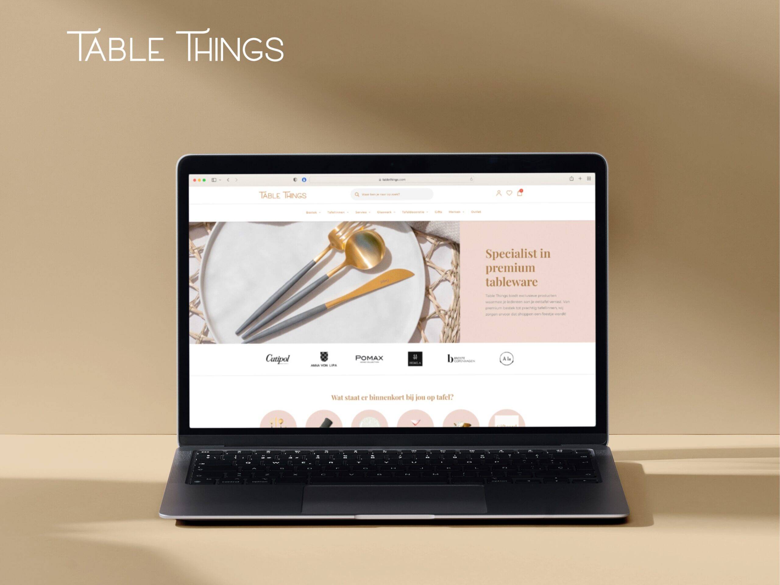 Table Things Rebranding en website