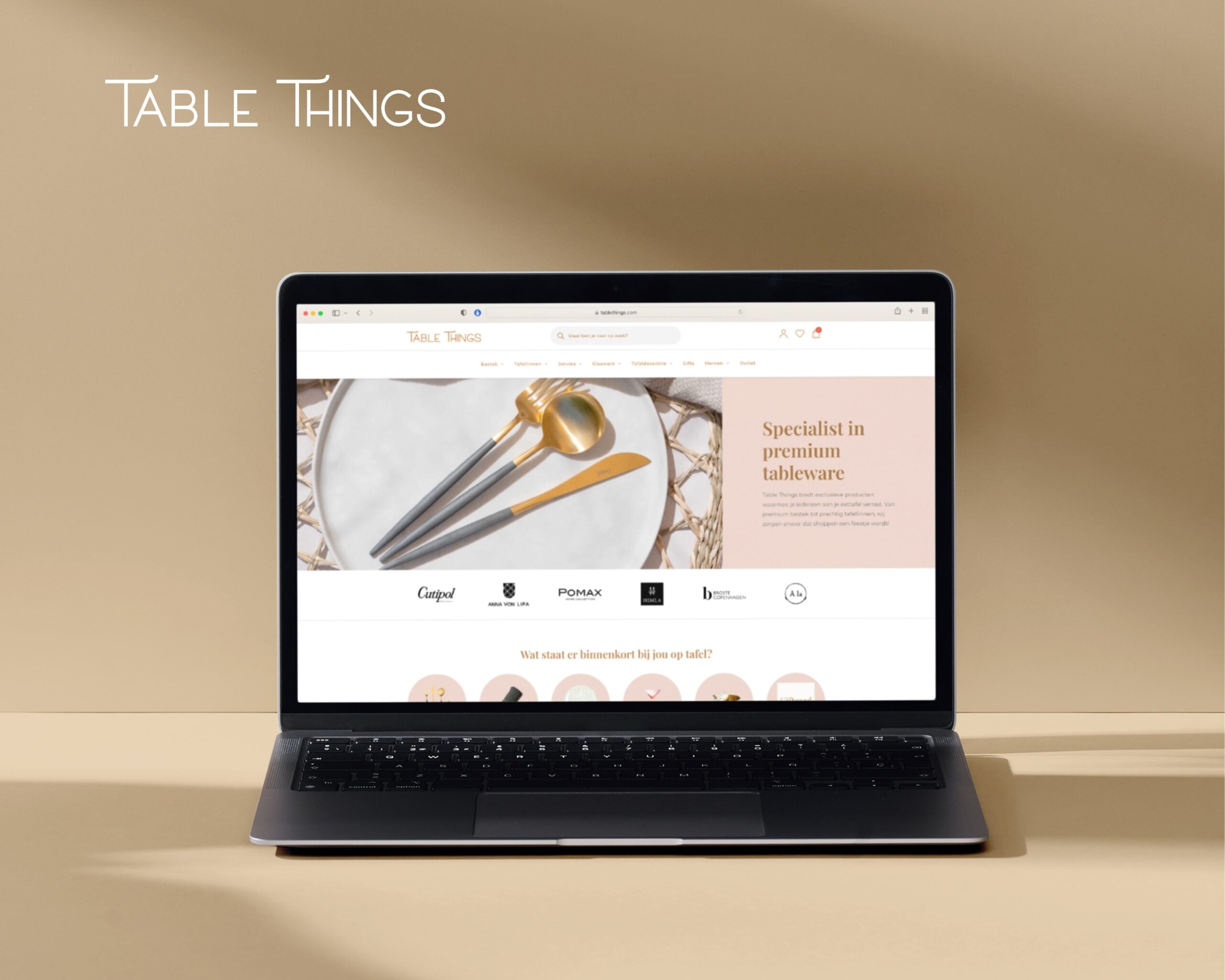 Table Things Rebranding en website