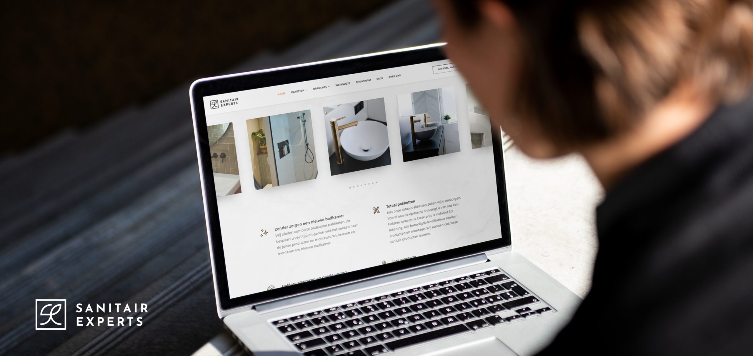 Branding & website voor Sanitair Experts Hilversum
